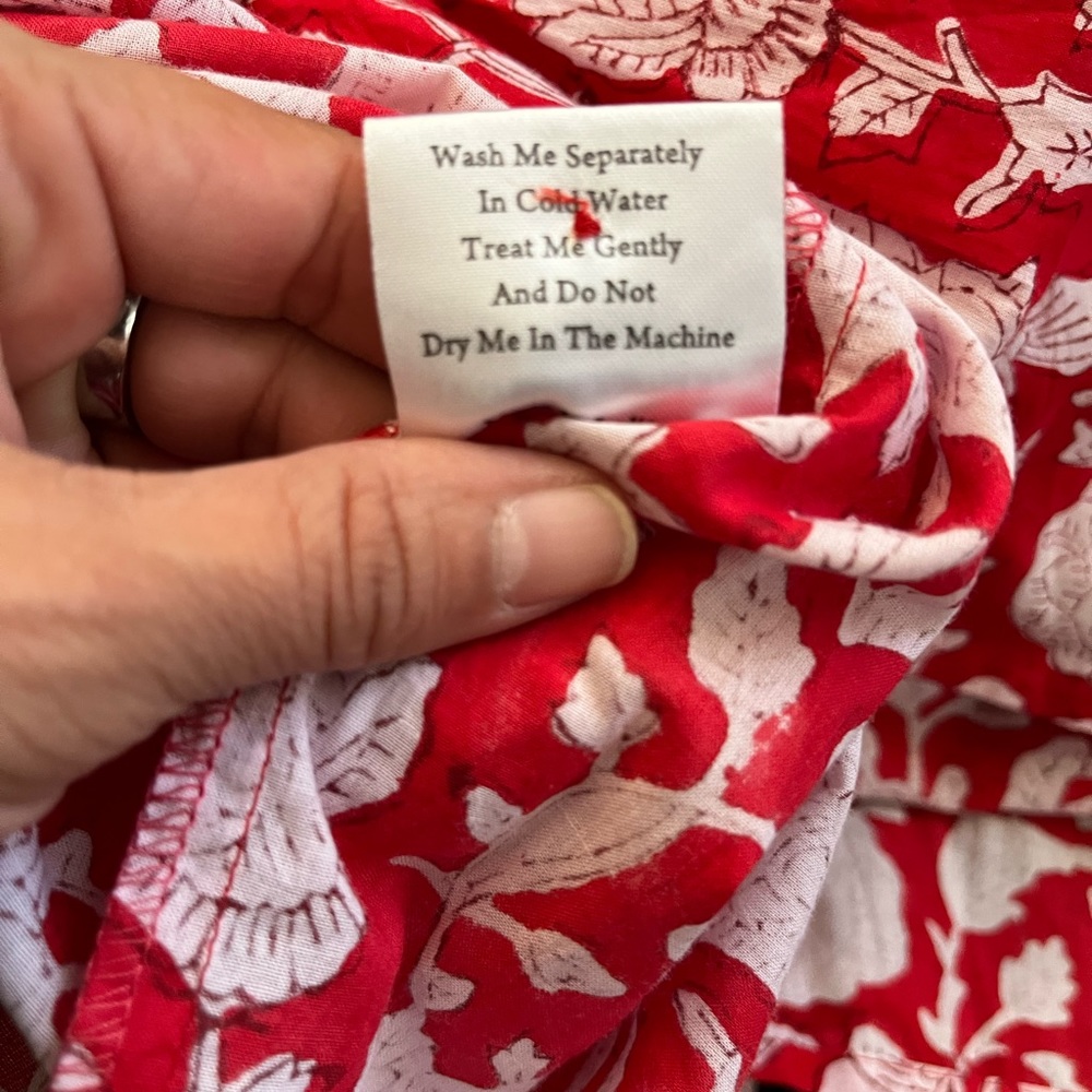 Mille Clementine Dress Red Zinna - Picture 7 of 12